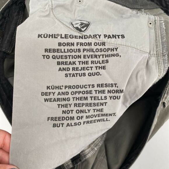 Kuhl Mens Classic Straight Jeans Brown Vintage Patina Dye Stretch Pocket 38 x 30 - Picture 10 of 12